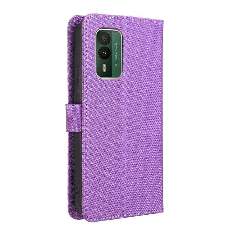 For Nokia XR21 Diamond Texture Leather Phone Case