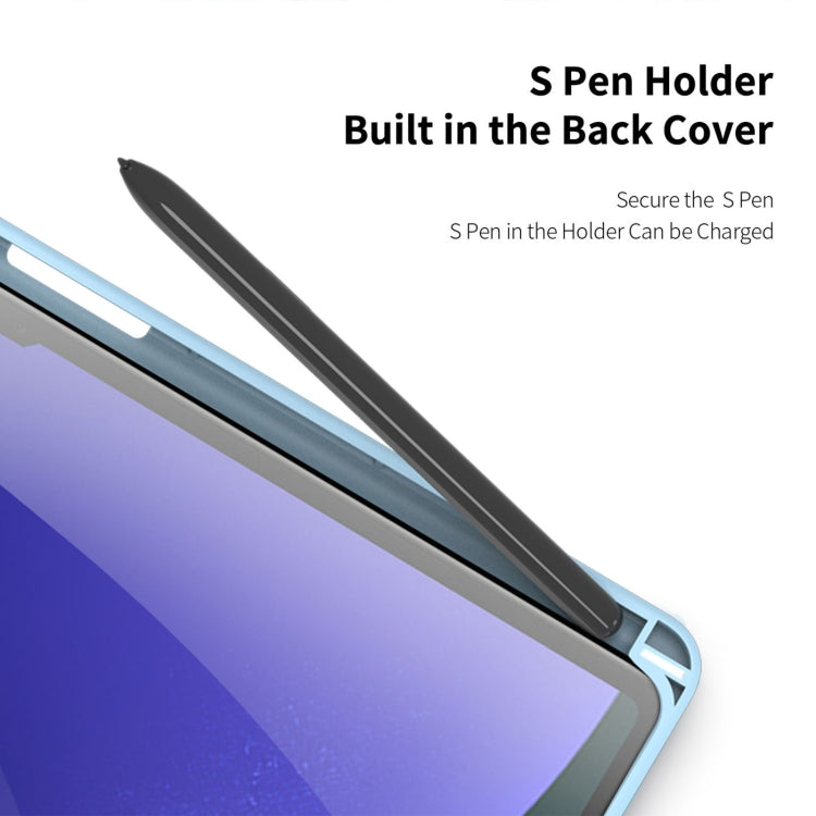 For Samsung Galaxy Tab S10+ DUX DUCIS TOBY Series Antiskid Leather Tablet Case with Sleep / Wake-up Function