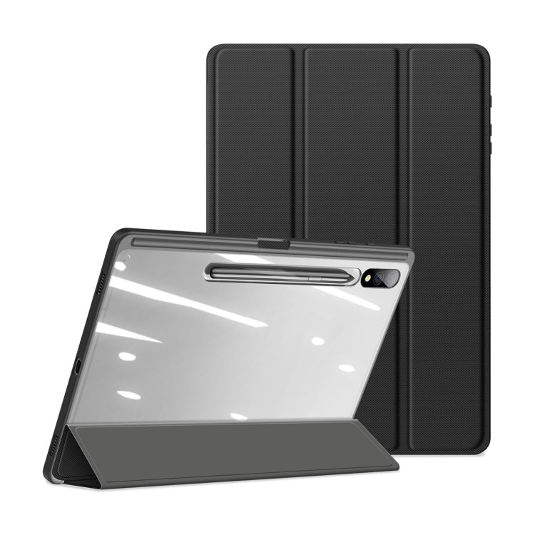 For Samsung Galaxy Tab S10+ DUX DUCIS TOBY Series Antiskid Leather Tablet Case with Sleep / Wake-up Function