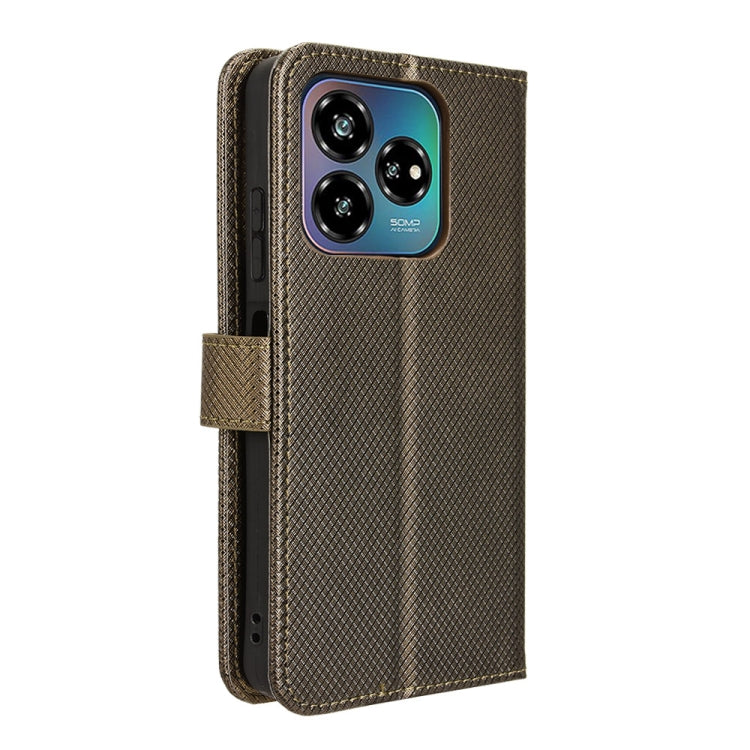 For ZTE Axon 60 Lite / Blade V60 Vita Diamond Texture Leather Phone Case
