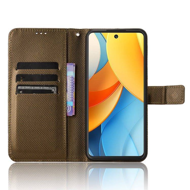 For ZTE Axon 60 Lite / Blade V60 Vita Diamond Texture Leather Phone Case