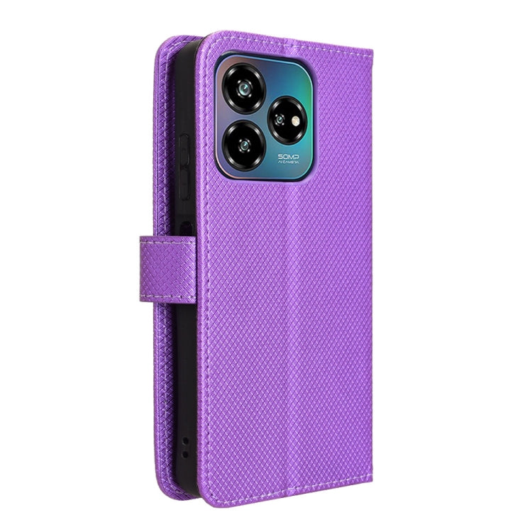 For ZTE Axon 60 Lite / Blade V60 Vita Diamond Texture Leather Phone Case
