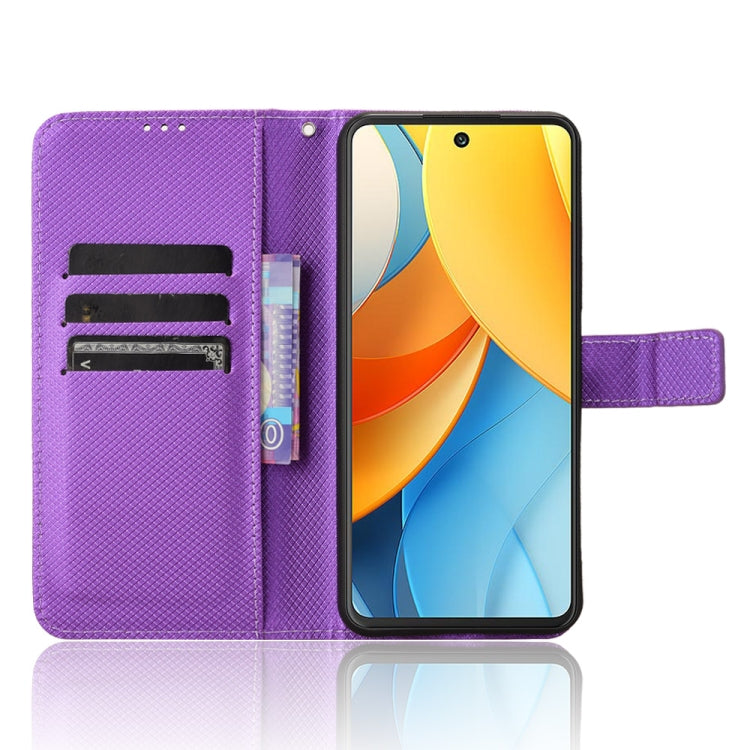 For ZTE Axon 60 Lite / Blade V60 Vita Diamond Texture Leather Phone Case