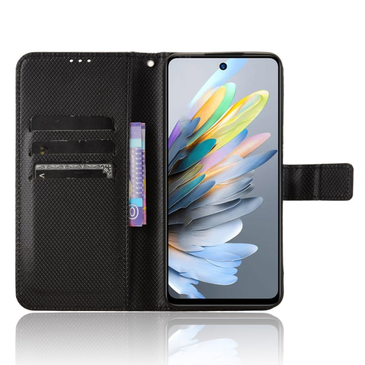 For ZTE Blade A75 4G Diamond Texture Leather Phone Case