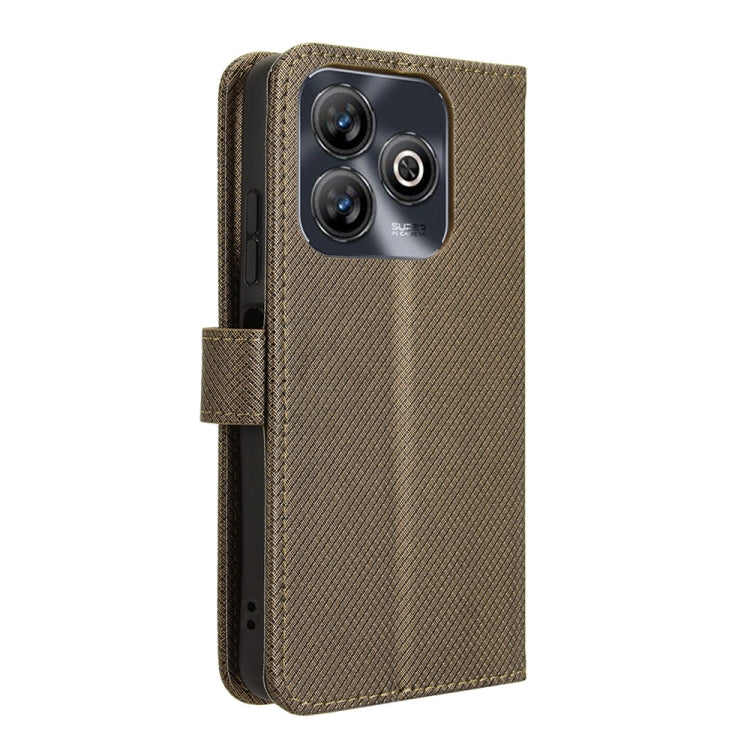 For ZTE Blade A75 4G Diamond Texture Leather Phone Case