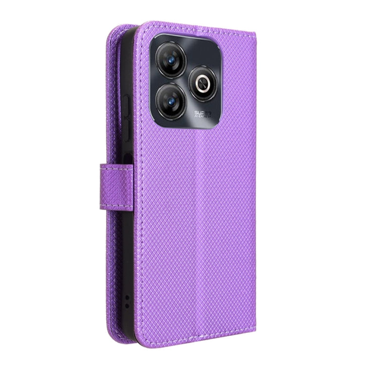 For ZTE Blade A75 4G Diamond Texture Leather Phone Case