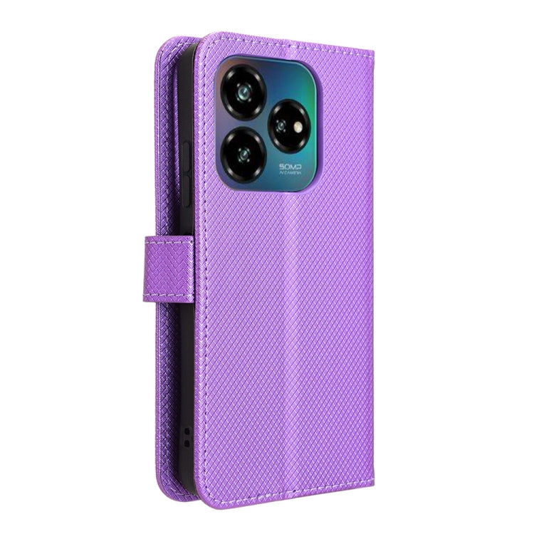 For ZTE Blade V60 Design Diamond Texture Leather Phone Case