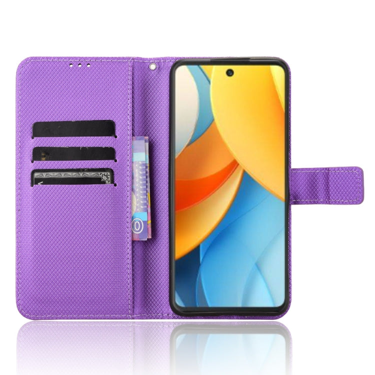 For ZTE Blade V60 Design Diamond Texture Leather Phone Case