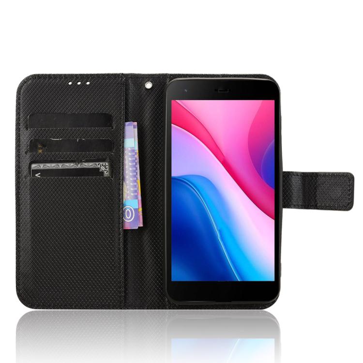 For ZTE Blade A35 Lite Diamond Texture Leather Phone Case