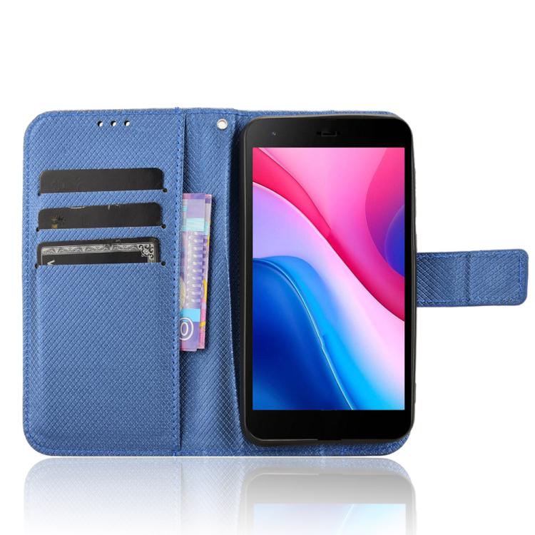 For ZTE Blade A35 Lite Diamond Texture Leather Phone Case