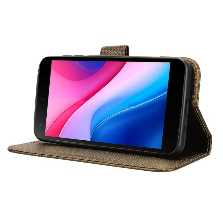 For ZTE Blade A35 Lite Diamond Texture Leather Phone Case