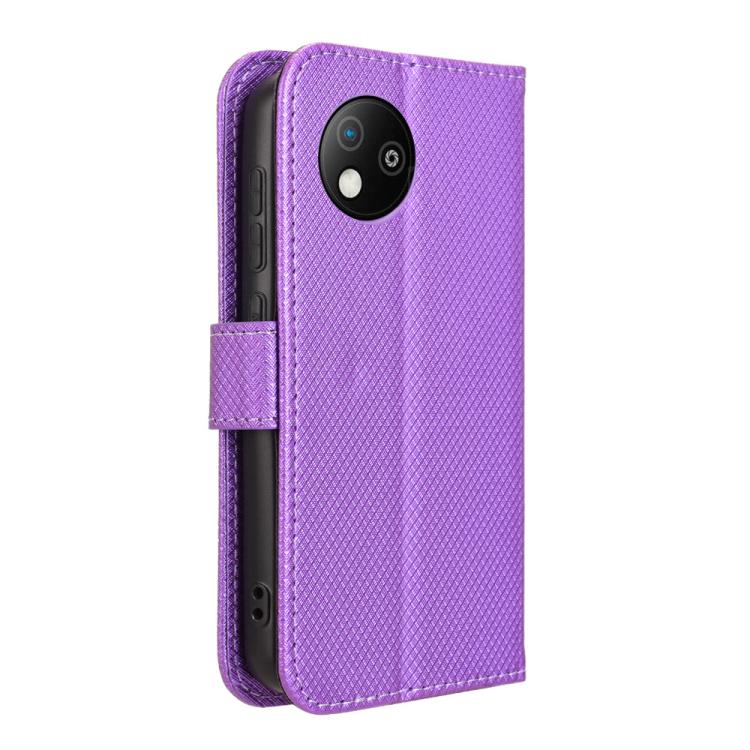 For ZTE Blade A35 Lite Diamond Texture Leather Phone Case