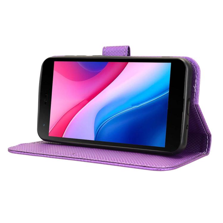 For ZTE Blade A35 Lite Diamond Texture Leather Phone Case