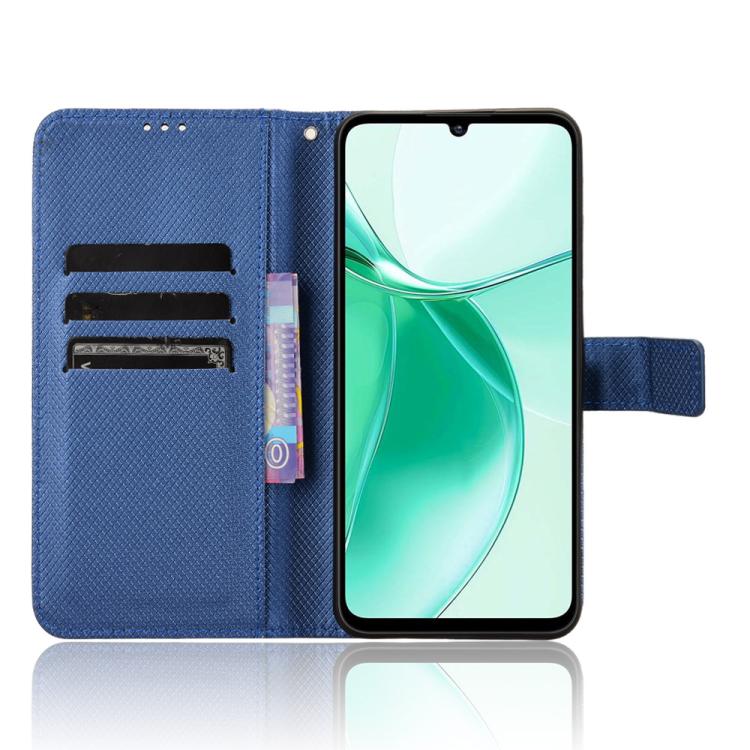 For ZTE Blade A35 Diamond Texture Leather Phone Case