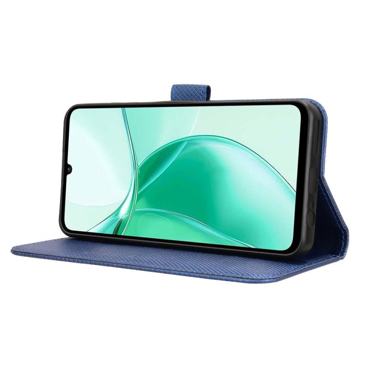 For ZTE Blade A35 Diamond Texture Leather Phone Case