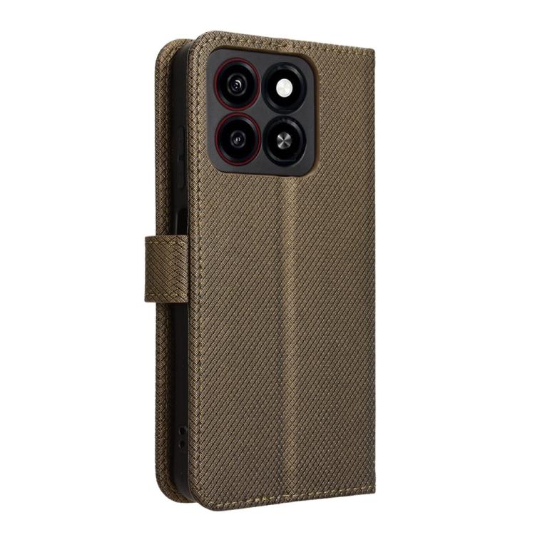 For ZTE Blade A35 Diamond Texture Leather Phone Case