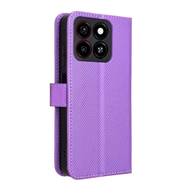 For ZTE Blade A35 Diamond Texture Leather Phone Case