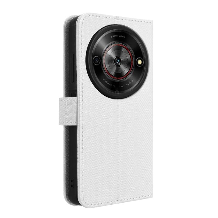 For ZTE Blade A75 5G Diamond Texture Leather Phone Case