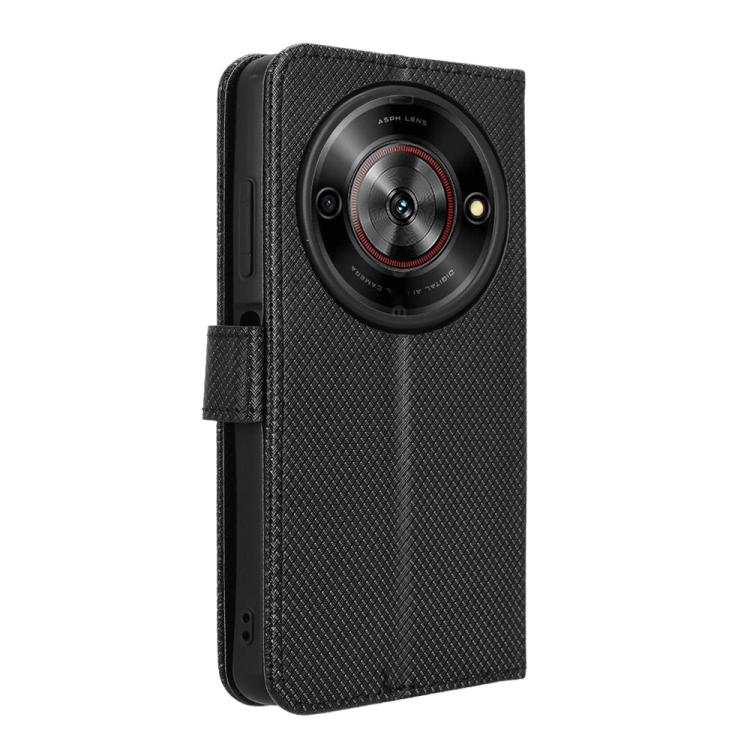 For ZTE Blade A75 5G Diamond Texture Leather Phone Case