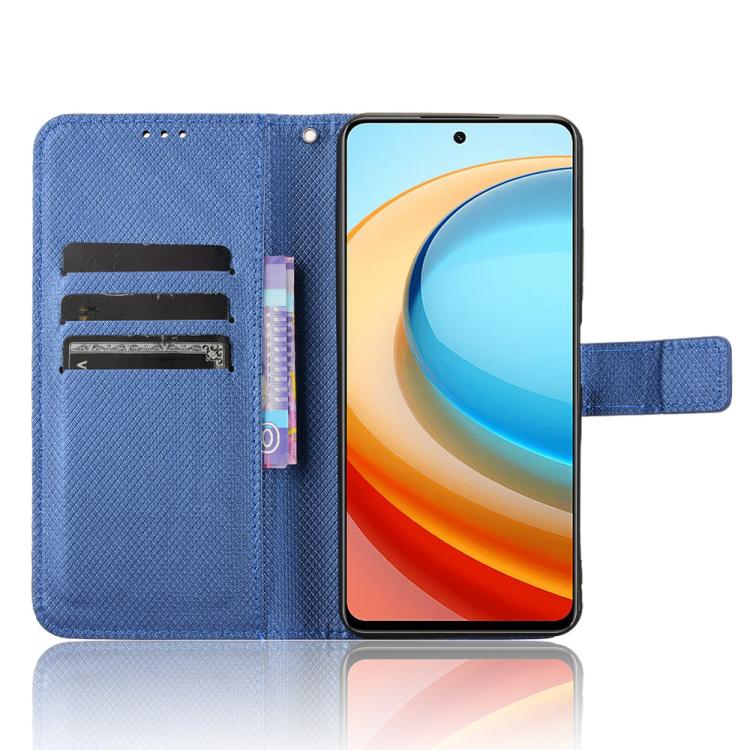 For ZTE Blade A75 5G Diamond Texture Leather Phone Case