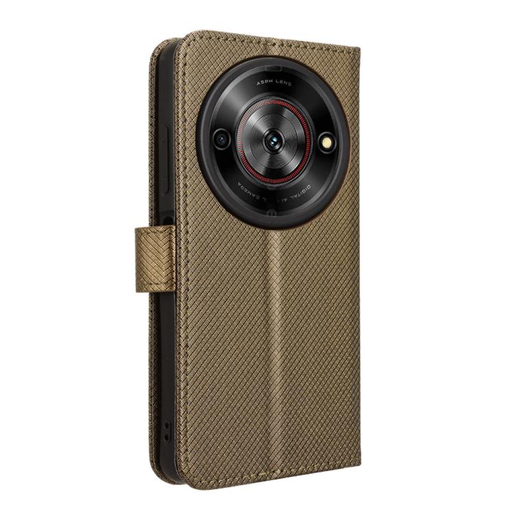 For ZTE Blade A75 5G Diamond Texture Leather Phone Case