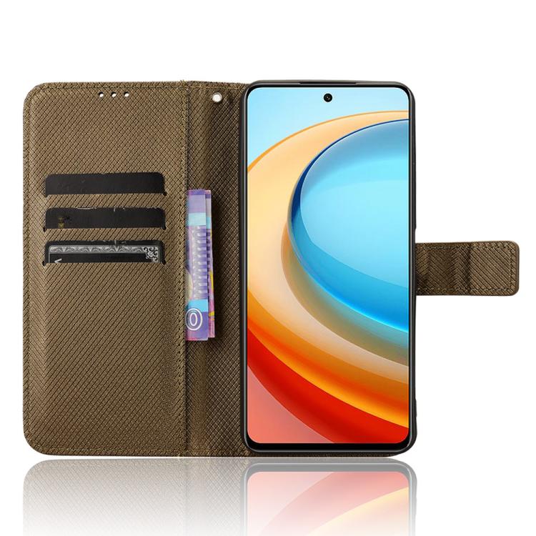 For ZTE Blade A75 5G Diamond Texture Leather Phone Case