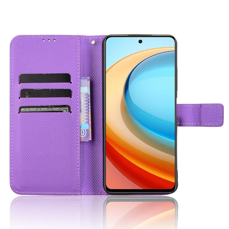 For ZTE Blade A75 5G Diamond Texture Leather Phone Case