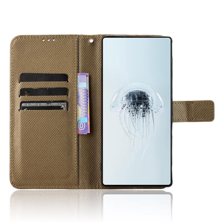 For ZTE nubia Red Magic 10 Pro / 10 Pro+ Diamond Texture Leather Phone Case