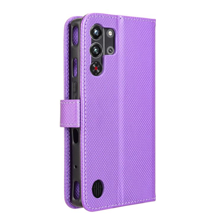 For ZTE nubia Red Magic 10 Pro / 10 Pro+ Diamond Texture Leather Phone Case