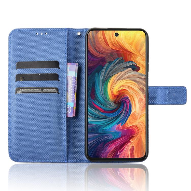 For ZTE Blade V70 4G Diamond Texture Leather Phone Case