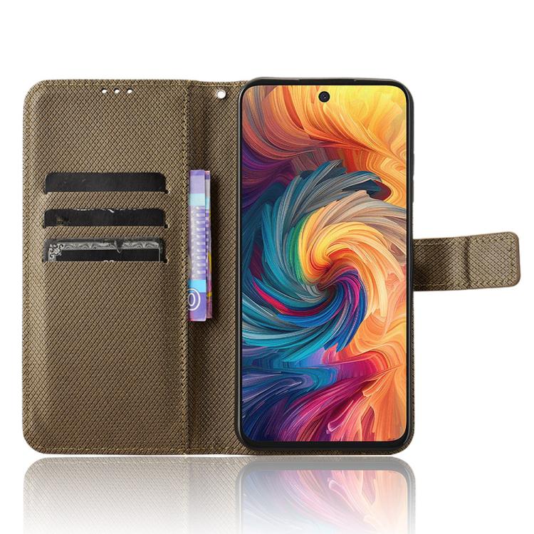 For ZTE Blade V70 4G Diamond Texture Leather Phone Case