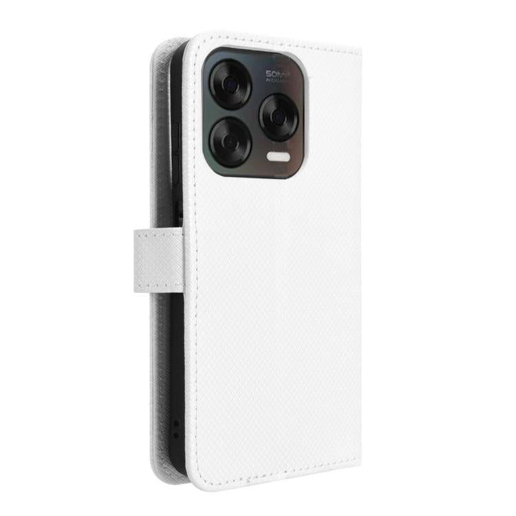 For ZTE Blade V70 Design 4G Diamond Texture Leather Phone Case