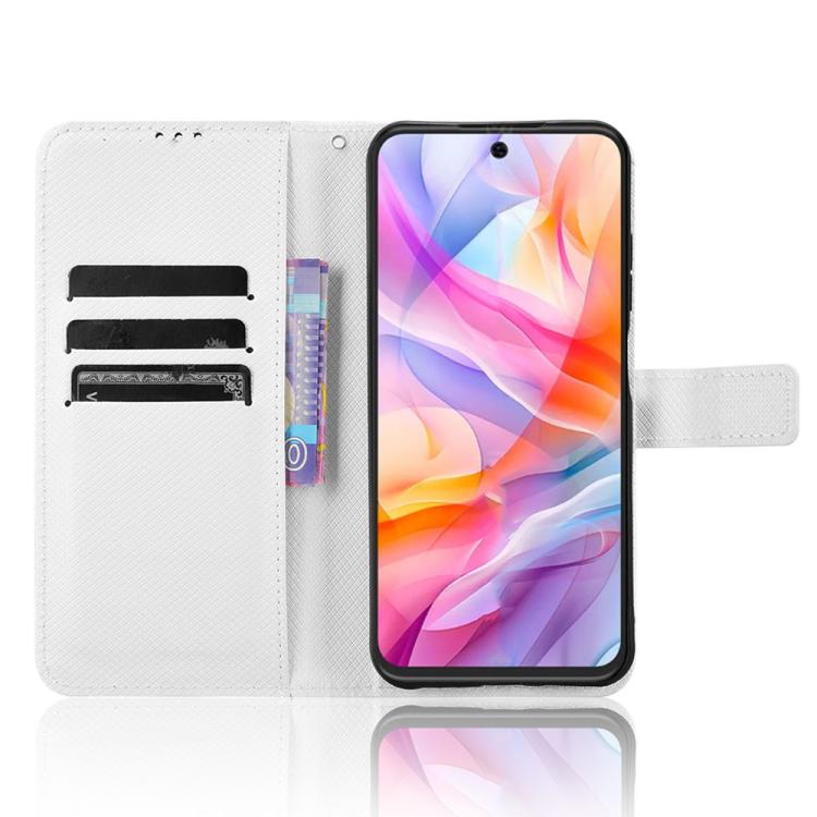 For ZTE Blade V70 Design 4G Diamond Texture Leather Phone Case