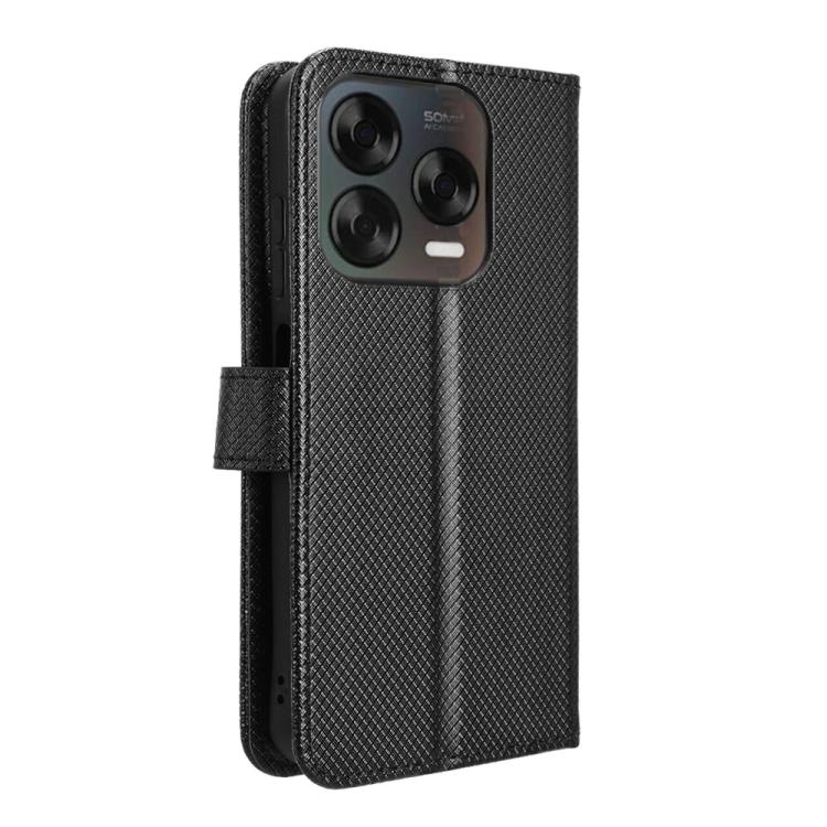 For ZTE Blade V70 Design 4G Diamond Texture Leather Phone Case