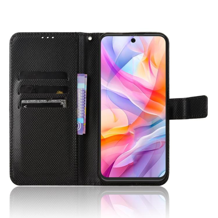 For ZTE Blade V70 Design 4G Diamond Texture Leather Phone Case