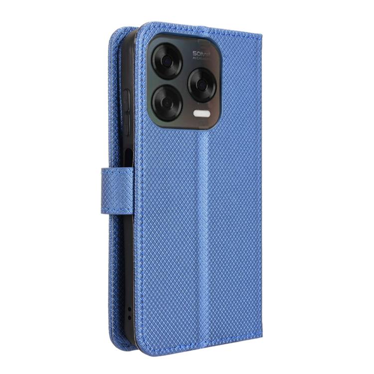 For ZTE Blade V70 Design 4G Diamond Texture Leather Phone Case