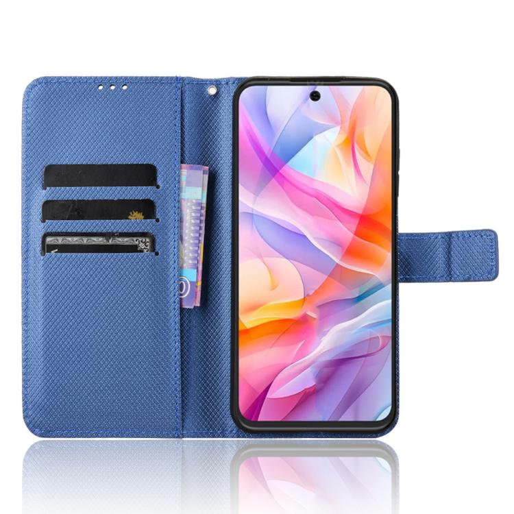 For ZTE Blade V70 Design 4G Diamond Texture Leather Phone Case