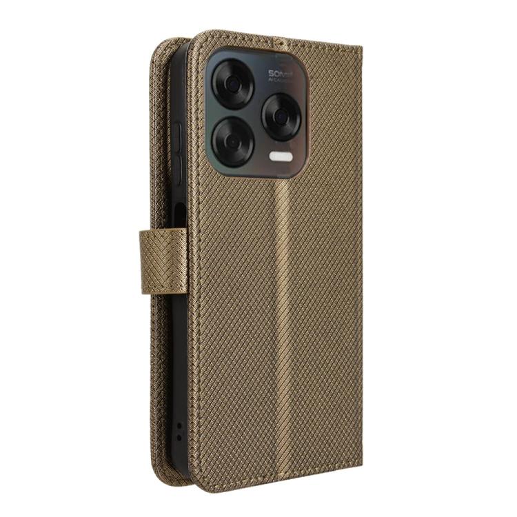For ZTE Blade V70 Design 4G Diamond Texture Leather Phone Case