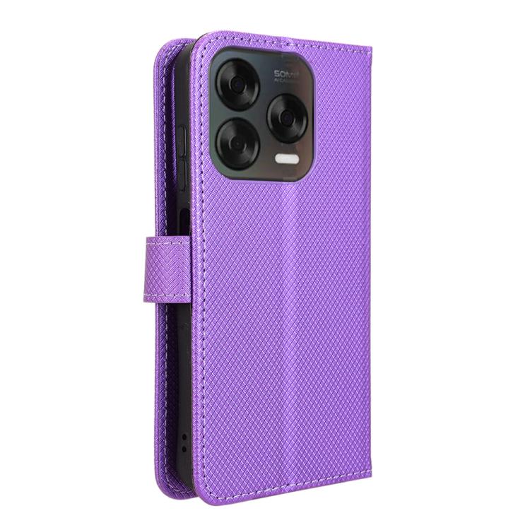 For ZTE Blade V70 Design 4G Diamond Texture Leather Phone Case