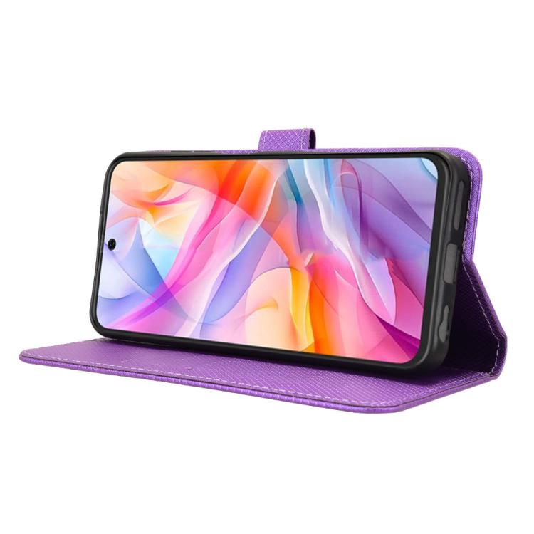 For ZTE Blade V70 Design 4G Diamond Texture Leather Phone Case