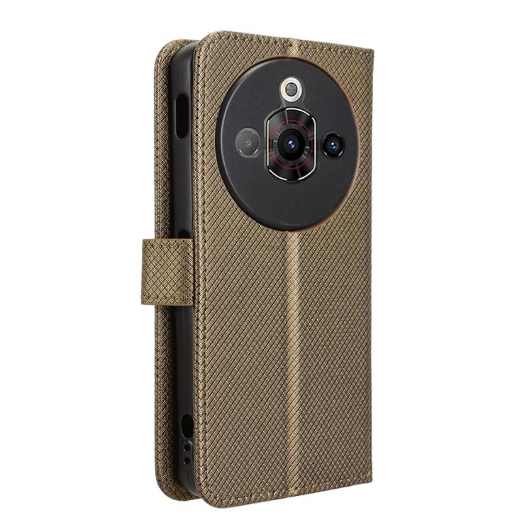 For ZTE nubia Focus Pro 5G Diamond Texture Leather Phone Case
