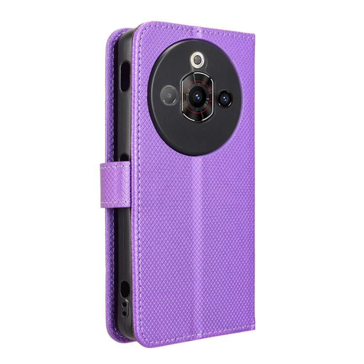 For ZTE nubia Focus Pro 5G Diamond Texture Leather Phone Case