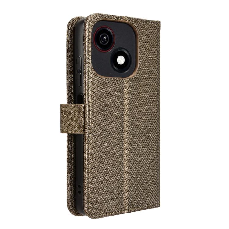 For ZTE Blade A35e Z2466 Diamond Texture Leather Phone Case