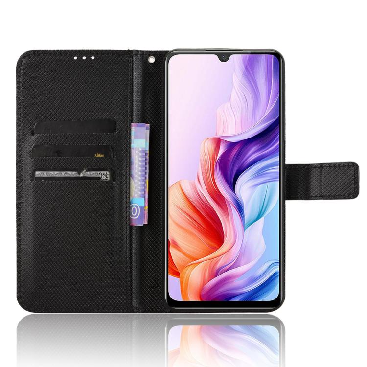 For ZTE Blade V70 Max Diamond Texture Leather Phone Case
