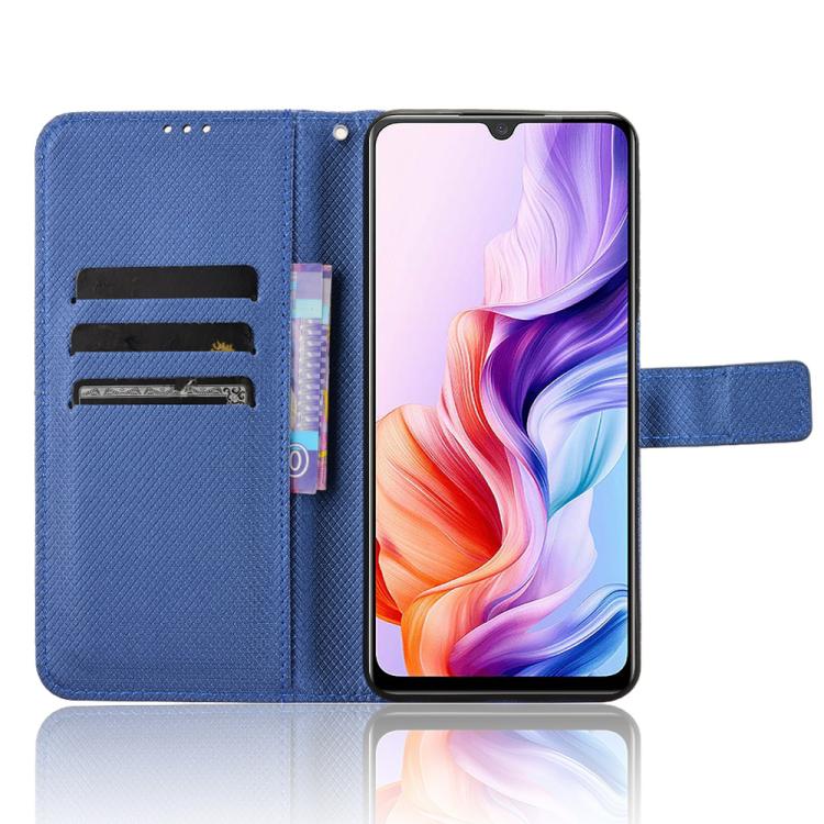 For ZTE Blade V70 Max Diamond Texture Leather Phone Case