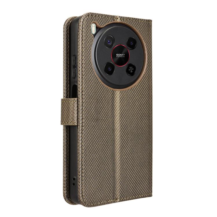 For ZTE Blade V70 Max Diamond Texture Leather Phone Case