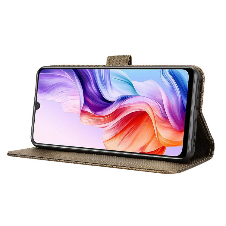 For ZTE Blade V70 Max Diamond Texture Leather Phone Case