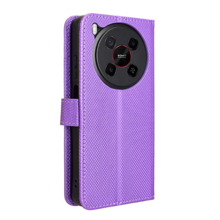 For ZTE Blade V70 Max Diamond Texture Leather Phone Case