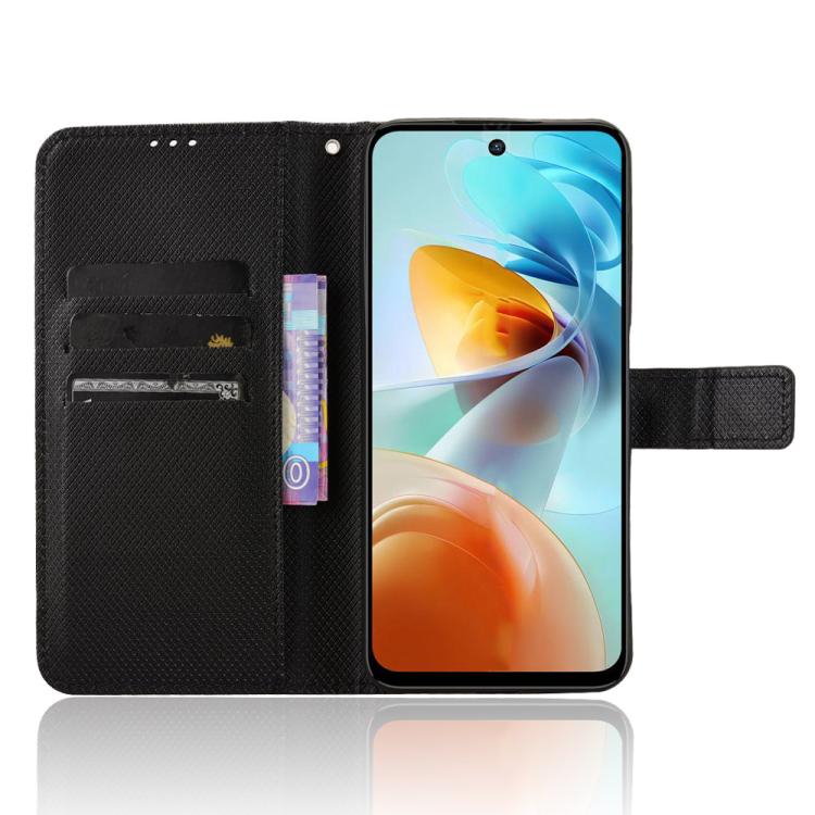 For ZTE nubia Music 2 Diamond Texture Leather Phone Case