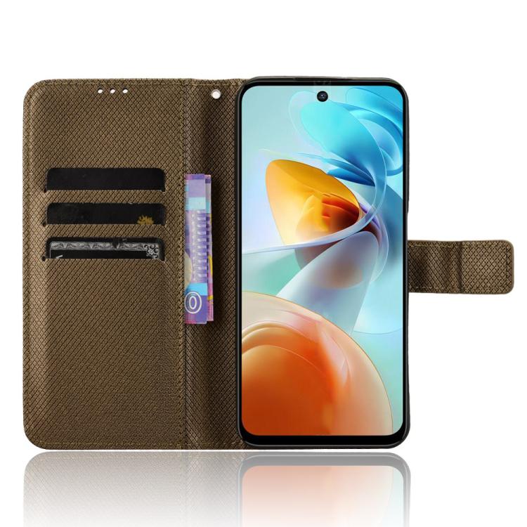 For ZTE nubia Music 2 Diamond Texture Leather Phone Case